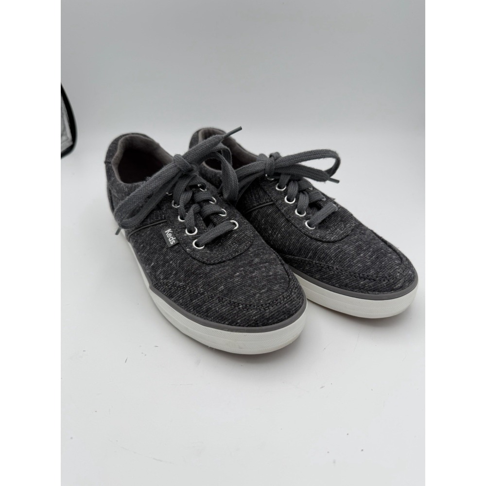 Keds Womens Size 6 Gray Heather Lace Up Sneakers SoftFoam Casual Shoes. 1771